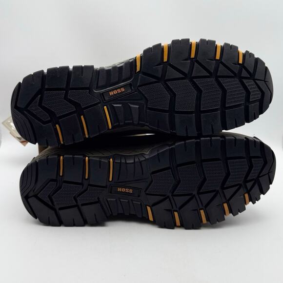 Hoss Mens Recon 8" Side Zip Wellington Industrial Boot 14 Wide Brown Leather NIB - Picture 11 of 12